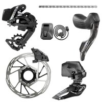 Force AXS E1 2x groupset mit Schaltern Kette RD FD und...
