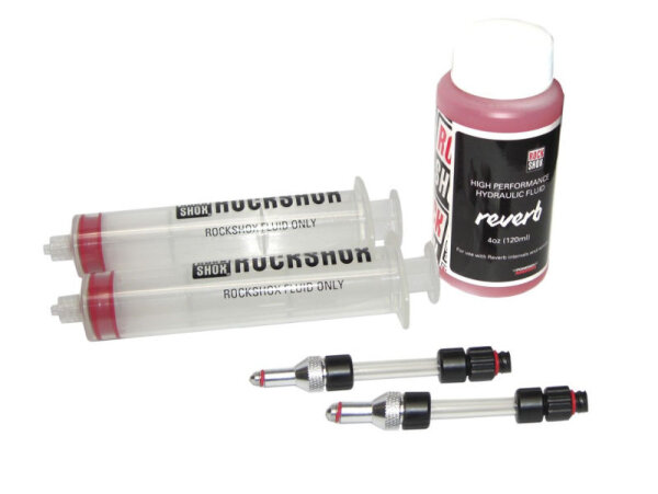 bleed kit - rockshox standard reverb with 2 syringes and 120ml oil