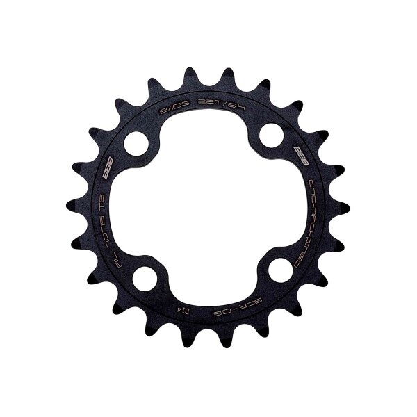 Chainring 4a 24 teeth D=64mm black