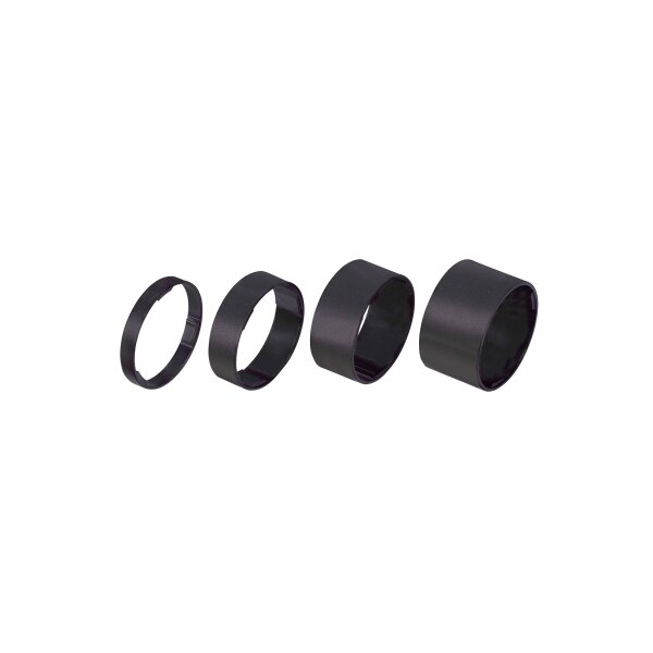 Spacer lightspace 1-1/8 aluminium spacerset black BHP-36