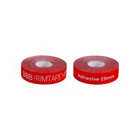 High pressure resistant rim tape 18mm x 10m red for 4 wheels