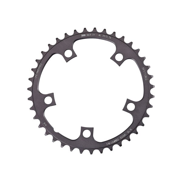 chainring compactgear 39 teeth 110mm black
