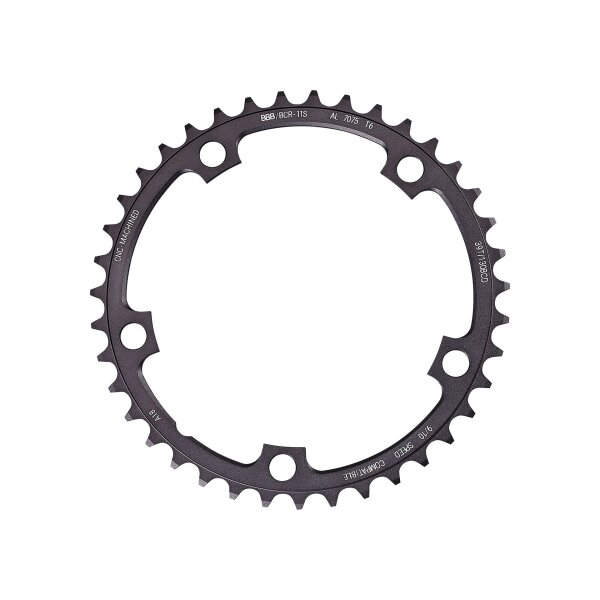 Kettenblatt roadgear 39t/130 39 Zähne schwarz
