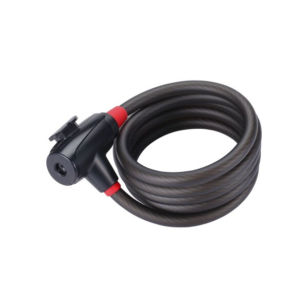 Schlüsselschloss Powerlock schwarz sicheres Fahrradschloss aus Stahl