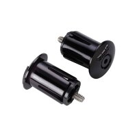 Endkappen screw-on schwarz 2 Stück für Lenkerband
