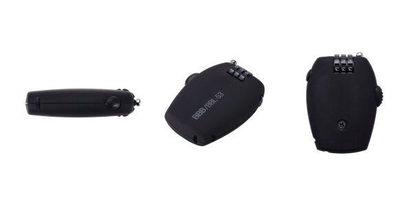 Zahlenschloss Minicase schwarz 1.6 x 670mm