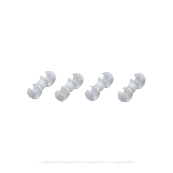 Kabelfixierung Ø4/5mm 4 Stück weiß