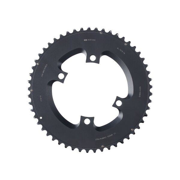 chainring elevengear 53T/110 11G-shim 4-arm cnc-milled aluminium