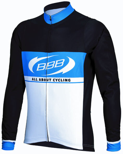 Trikot lang team mit diamondsoft gewebe und verstecktem reißverschluss