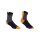 Socken thermofeet schwarz-orange 35-38 150mm Bund für kalte Wetterbedingungen