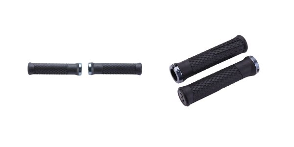 Lenkergriffe geschraubt 142mm schwarz Modell Python