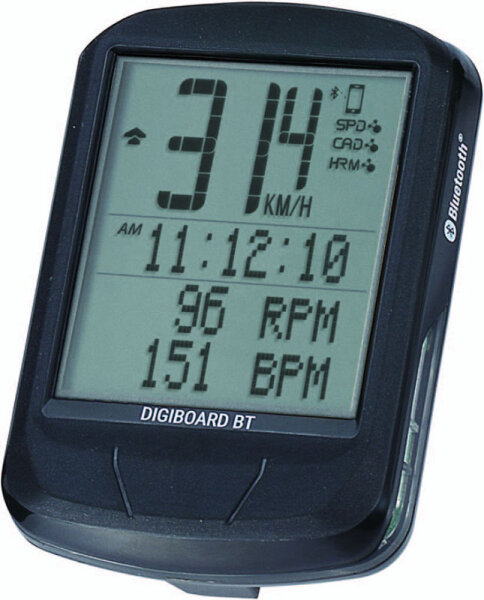 computer digiboard 42 functions black with ant+ cadence and speed sensors