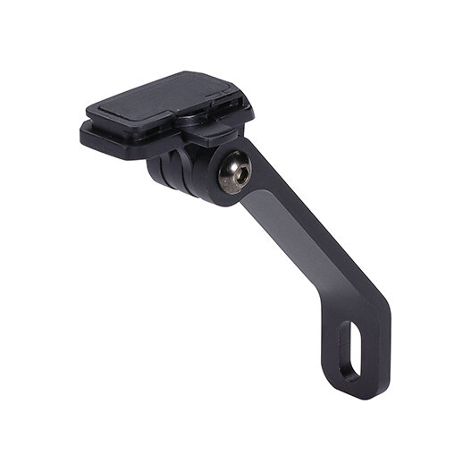 Front light holder mounting on fork with GoPro adapter