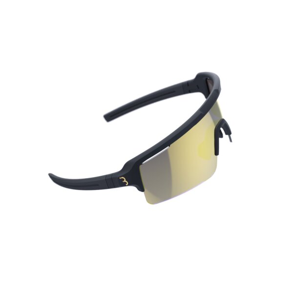 Fuse glass mlc gold frame black matte 3 lenses 100% uv
