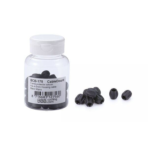 Rahmenschutz Kabel Ø4-5mm 25x schwarz