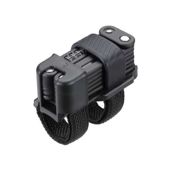 Faltschloss CodeFold mit Halter schwarz sehr sicheres Zahlenschloss