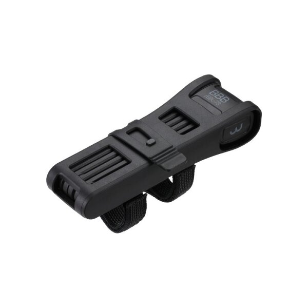 Faltschloss SecureFold mit Halter schwarz sehr sicheres Faltschloss