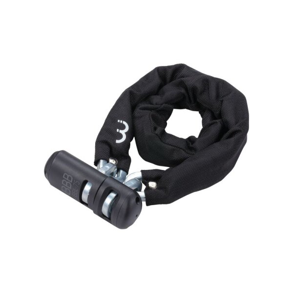 Schlüsselschloss SecureChain schwarz sehr sicheres Kettenschloss 9 mm