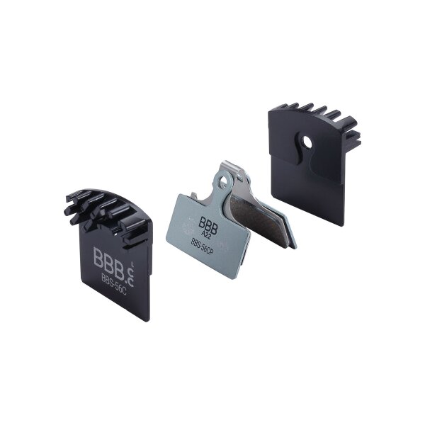 Discbelag für Shimano XTR XT SLX Deore BR FSA organisch mit Kühlrippen