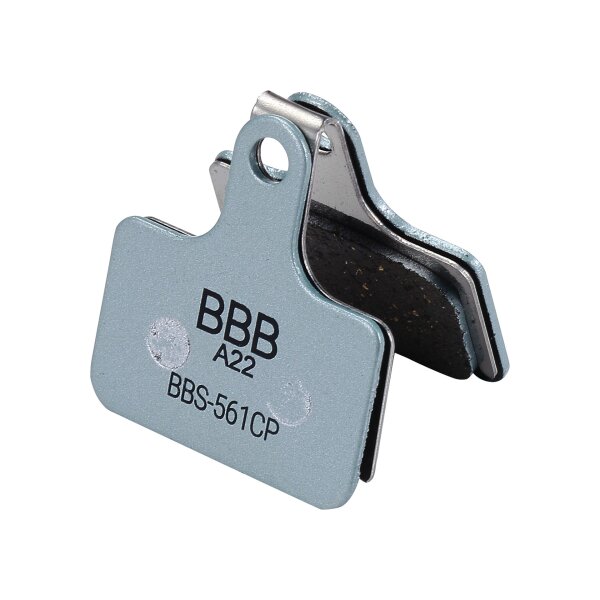 Disc brake pad br-rs505/-805 flat organic with cooling fins