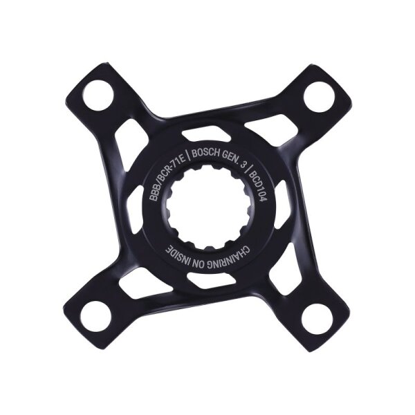 Spider E-BikeMount Bosch Gen.3 Lochkreis 104mm Stahl