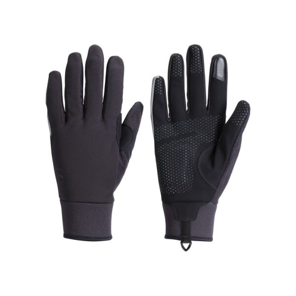 winter glove controlzone black l softshell windproof temperature 5-10°