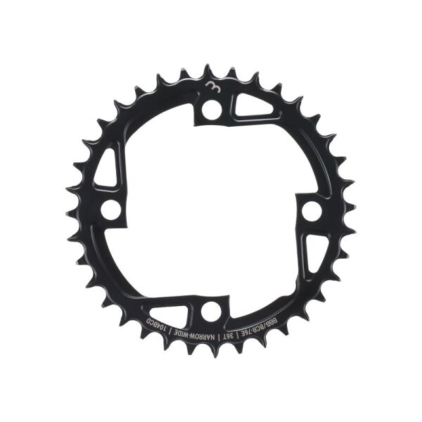 Kettenblatt E-BikeGear narrow/wide 36Z Stahl 104mm 9-12 Speed 4-Arm