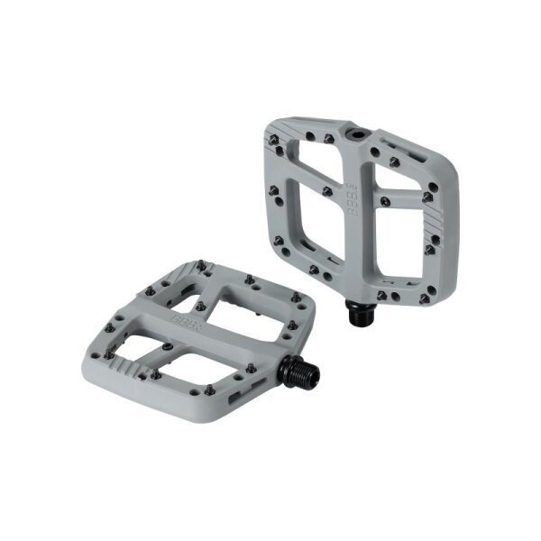 Flatpedal Decoder Composite grau matt 101 x 115mm 22 Pins pro Pedal M3