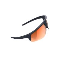Brille Comet schwarz MLC orange/rot mit UV-Schutz und...
