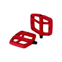 flatpedal decoder composite matt red 101 x 115mm 22 pins...