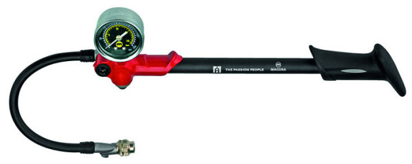 Pump for saddle st. and forks up to 20 bar with special valve