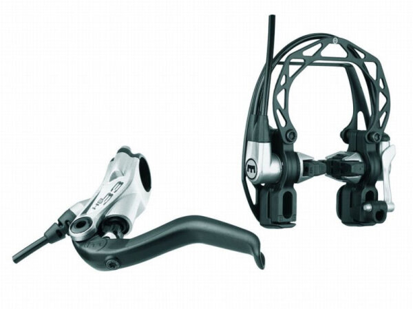 HS33 R silber 2-Finger Hebel links rechts verwendbar Einzelbremse