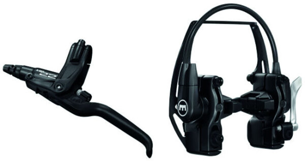 HS22 easy mount anbau 3-finger hebel links rechts schwarz