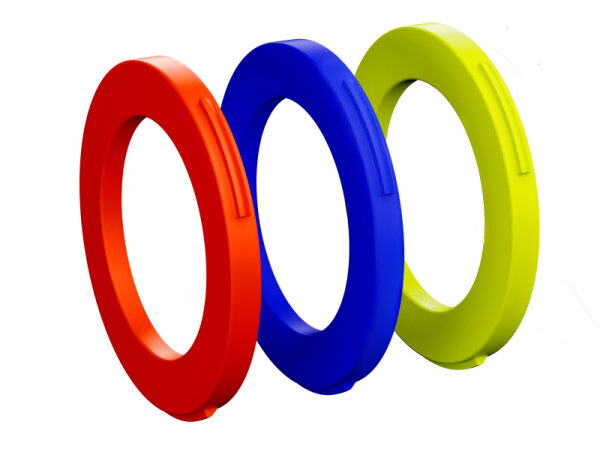 Blenden-Kit brems zange mt4 mt6 mt8 mt trail blau neon-rot neon-gelb 6 Stk