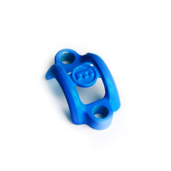 clamp bracket alu cyan-blue 1 pc disc without screws