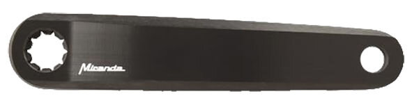 E-Bike ISIS Kurbelset 170mm für Bosch mit Double Diamond Finish