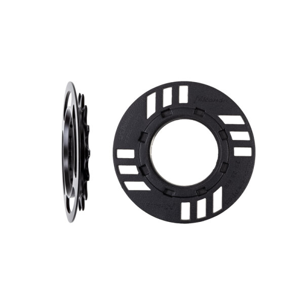 Kettenschutz-Set für E-Bike inkl. Kettenblatt 15 Zähne schwarz