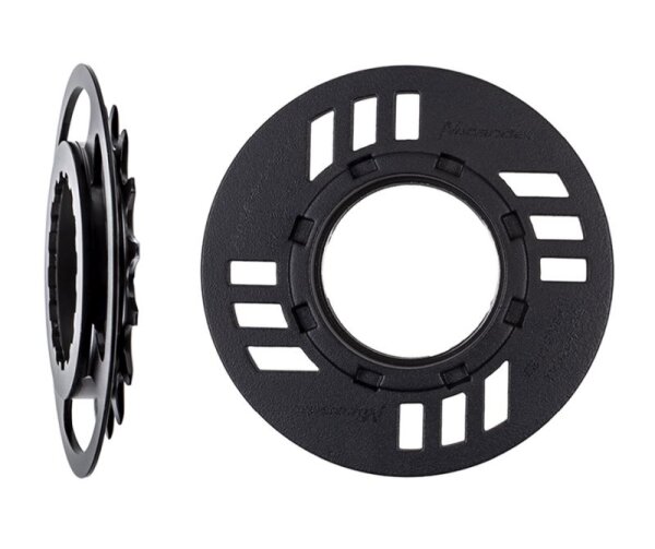 Kettenschutz-Set für E-Bike inkl. Kettenblatt 16 Zähne schwarz