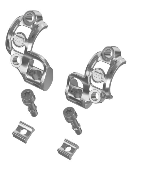 clamp rings shiftmix 3 for sram trigger shifters left and right silver