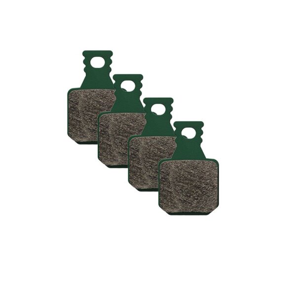 brake pad 8.s sport green ece with 2 pad retaining screws for mt disc brake