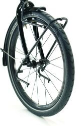 Spartan Rack schwarz Vorderrad Gepäckträger faltbar für 20 Zoll und 24 Zoll Bikes