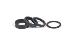 Headset BMX spacerset schwarz alu inkl 3 5 8 10mm spacer für 1 1/8