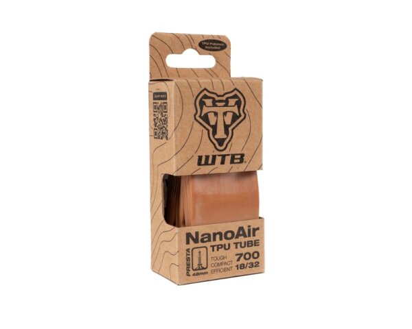 NanoAir tpu schlauch presta 700 x 18/32 tan 48mm ventil