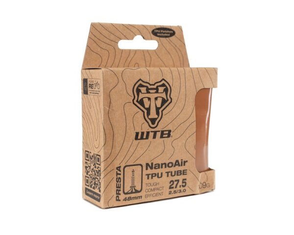 NanoAir tpu schlauch presta 27.5 x 2.5/3.0" leicht kompakt langlebig