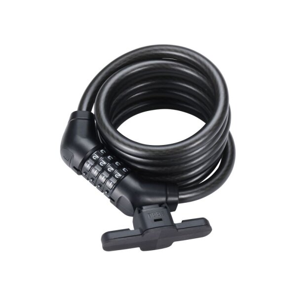 Zahlenschloss CodeGuard Kabel 12x1800mm mit Halterung Safety Level 5/12