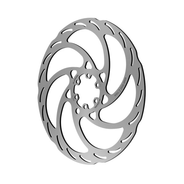 brake disc mdr-s 2.5 180 mm 6-hole with 6 screws