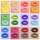 320 hair ties in 24 colors with storage box