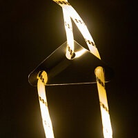 Leuchttau mit integrierter Beleuchtung 6m dimmbar wetterfest USB-C