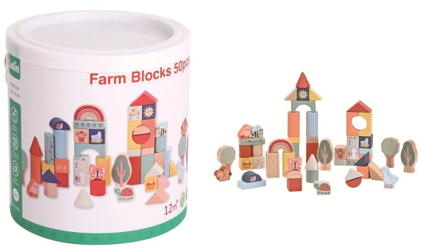 Holzbausteine 50 Stück