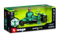 Aston Martin F1 AMR25 Alonso 2025 mit Figur 1/24
